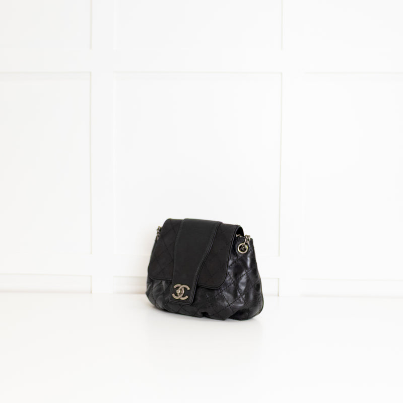 Chanel Black Bubble Messenger Bag