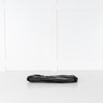 Prada Black Ruched Leather Clutch Bag