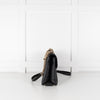 Chanel Black Leather Chevron Flap Bag