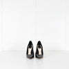 Christian Dior Black Patent Court Shoe