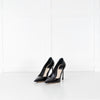 Christian Dior Black Patent Court Shoe