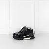 Chanel Black White Trim Interlocking CC Mesh Trainers