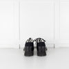 Chanel Black White Trim Interlocking CC Mesh Trainers
