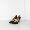Gianvito Rossi Green Suede Pointy Heeled Shoes