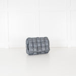 Bottega Veneta Grey Padded Intrecciato Leather Shoulder Bag