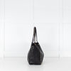 Valentino Black Grained Leather Rockstud Tote Bag