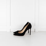 Jimmy Choo Black Suede Classic Heeled Shoes