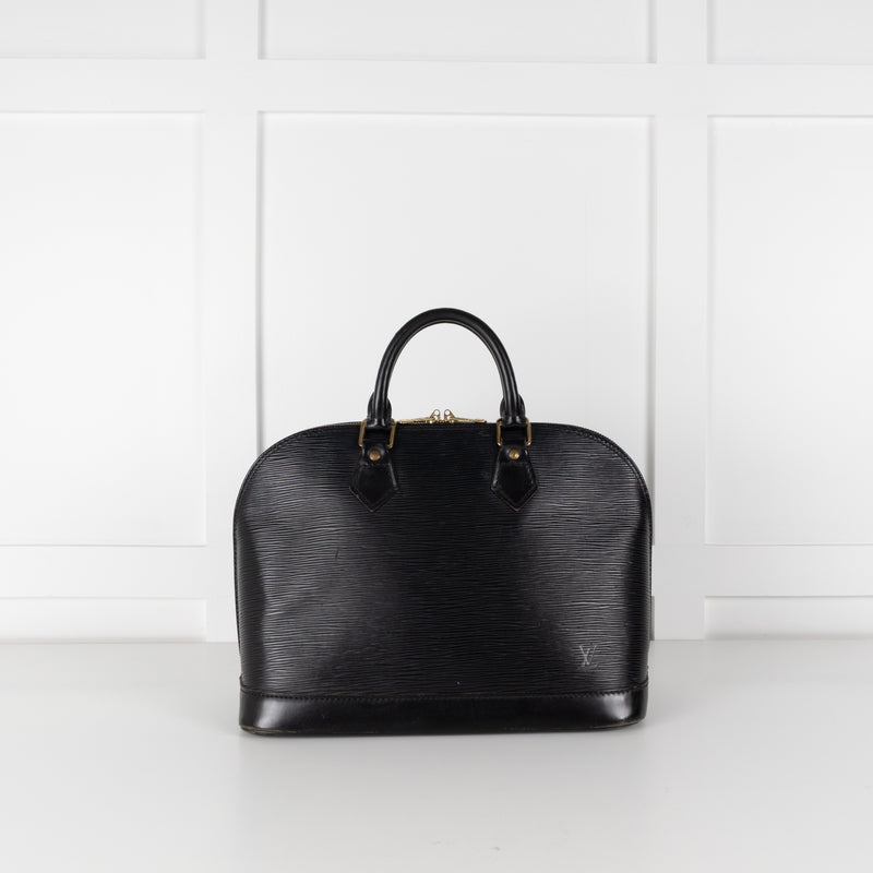 Louis Vuitton Black Epi Leather Alma PM