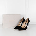 Jimmy Choo Black Suede Classic Heeled Shoes