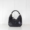 Jimmy Choo Grey Embossed Leather Bag