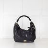 Jimmy Choo Grey Embossed Leather Bag