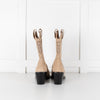 Zadig & Voltaire Neutral Suede Black Embroidery Cowboy Boots