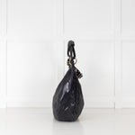 Jimmy Choo Grey Embossed Leather Bag
