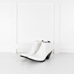 Celine White Cowboy Boot