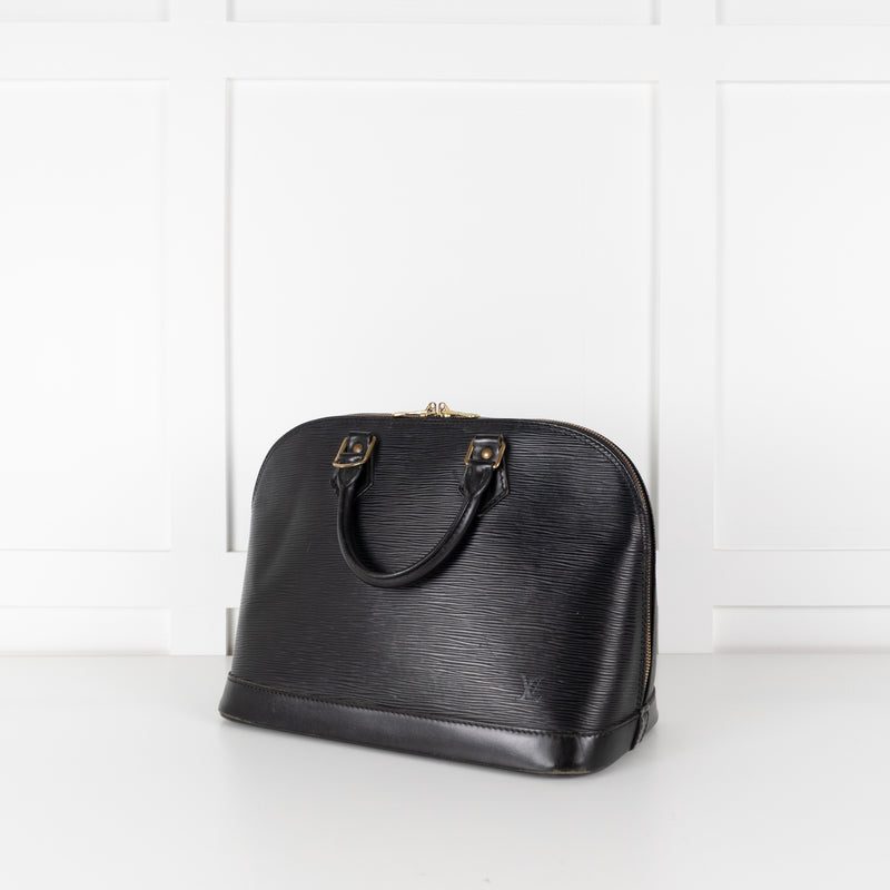 Louis Vuitton Black Epi Leather Alma PM