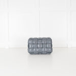 Bottega Veneta Grey Padded Intrecciato Leather Shoulder Bag