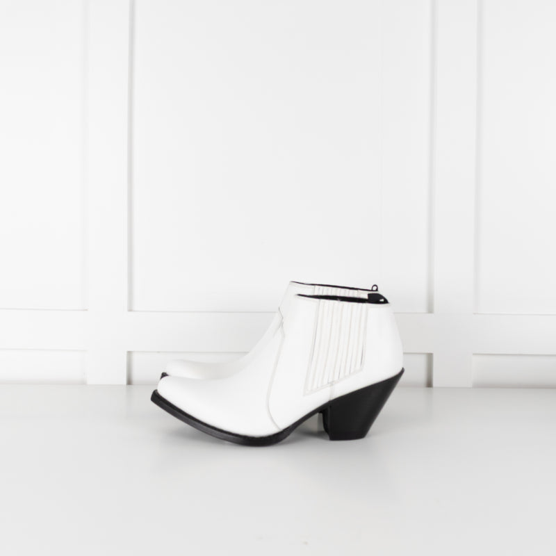 Celine White Cowboy Boot – Phoenix Style - Main Image