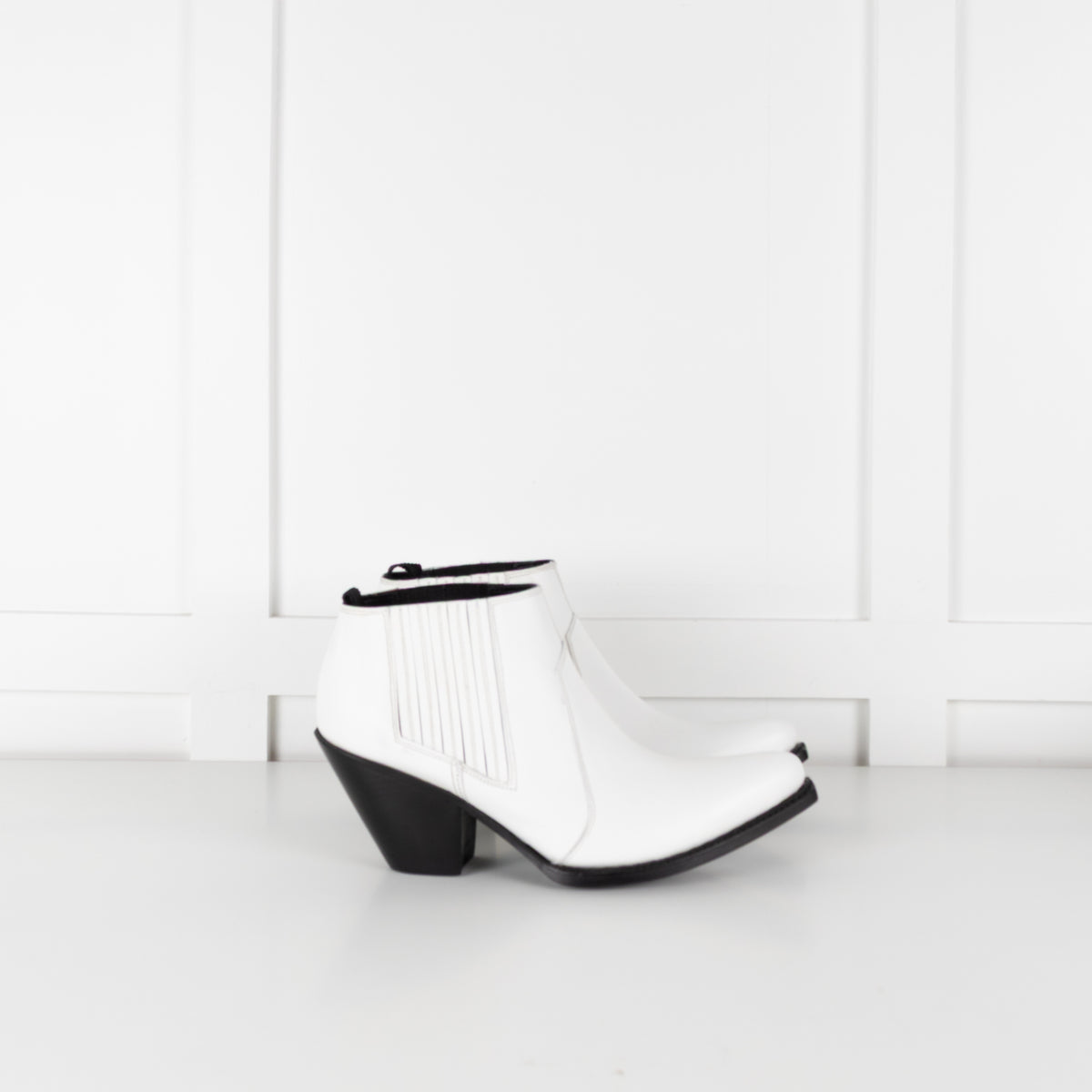 Celine White Cowboy Boot