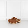See By Chloe Tobacco Brown Calf Suede Clogs