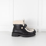 Jimmy Choo Black Shea Shearling Ankle Boots