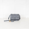 Bottega Veneta Grey Padded Intrecciato Leather Shoulder Bag