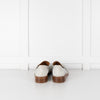 Acne Grey Felted Loafers with Logo Plaque