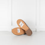 Acne Grey Felted Loafers with Logo Plaque