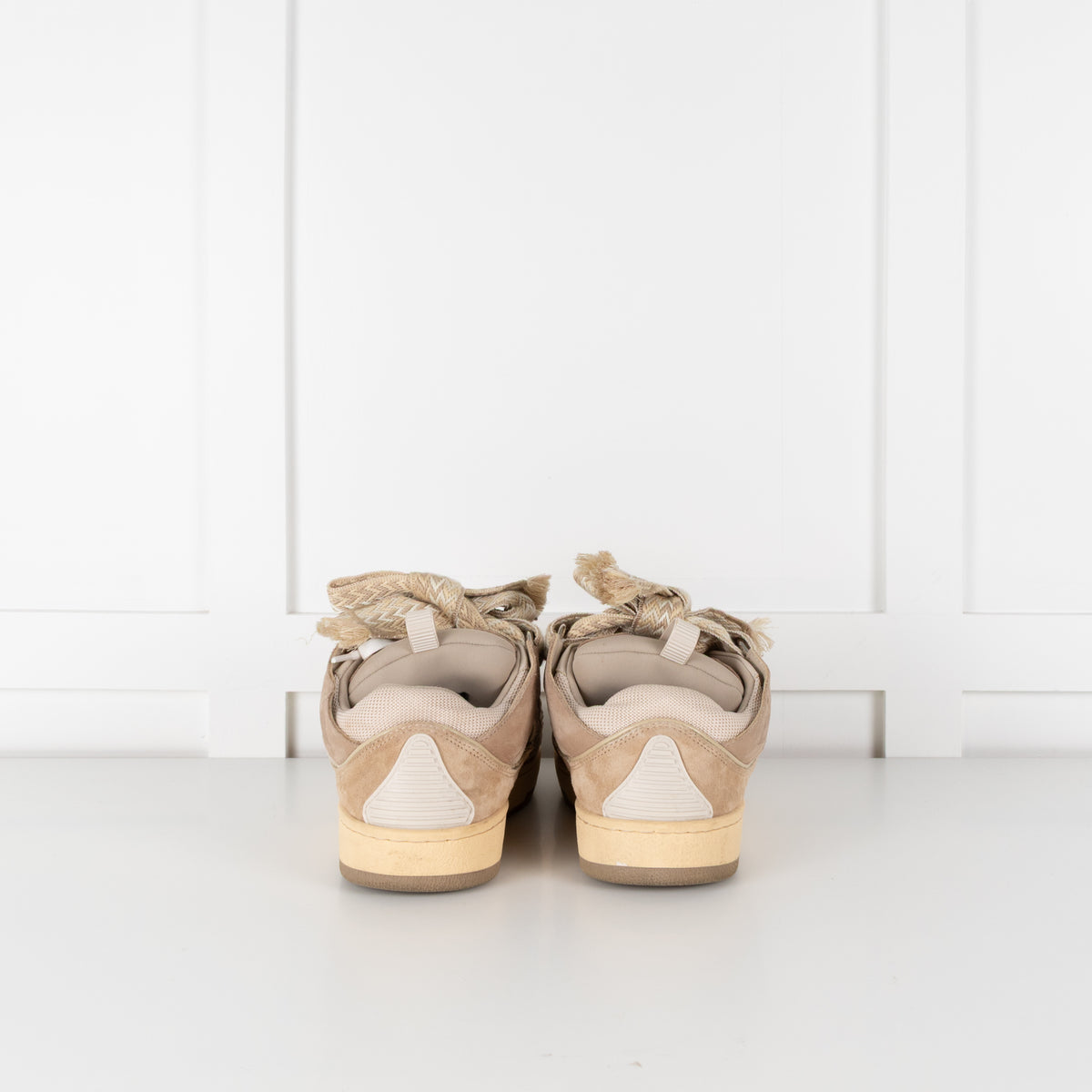 Lanvin Beige Curb Sneakers
