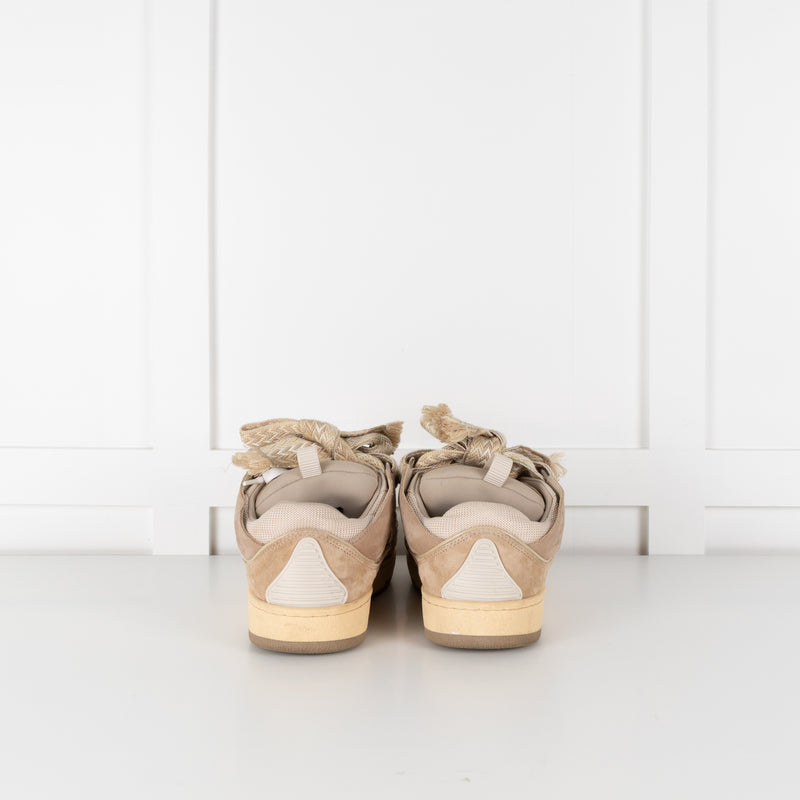 Lanvin Beige Curb Sneakers