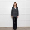 Essential Antwerp Grey Blue Check Blazer Jacket