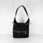 Gucci Black Nylon Large Shoulder Travel Bag