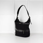Gucci Black Nylon Large Shoulder Travel Bag
