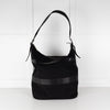 Gucci Black Nylon Large Shoulder Travel Bag