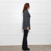 Essential Antwerp Grey Blue Check Blazer Jacket