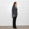 Essential Antwerp Grey Blue Check Blazer Jacket