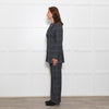 Essential Antwerp Grey Blue Check Trousers