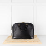 Louis Vuitton Black Epi Leather Alma PM