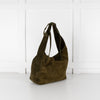 Reformation Green Suede Vittoria Small Bag