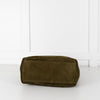 Reformation Green Suede Vittoria Small Bag