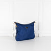 Prada Cobalt Blue Nylon Leather Trim Crossbody Bag