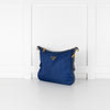 Prada Cobalt Blue Nylon Leather Trim Crossbody Bag