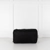 Prada Black Boston Nylon With Green Patent Leather Handles Mini Bag