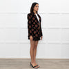La Double J Black Bronze Floral Blazer Jacket
