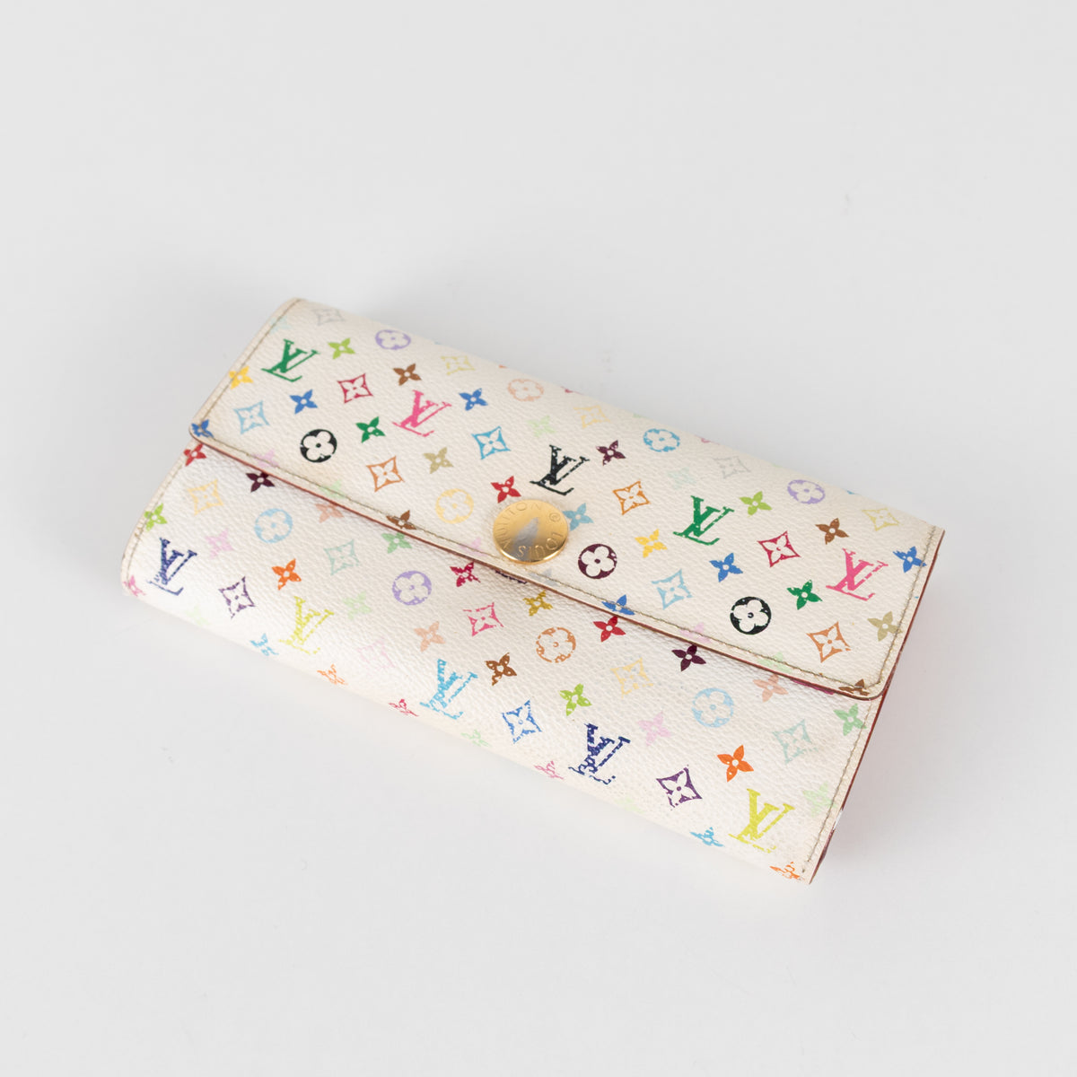 Louis Vuitton Colourful Monogram Fold Wallet
