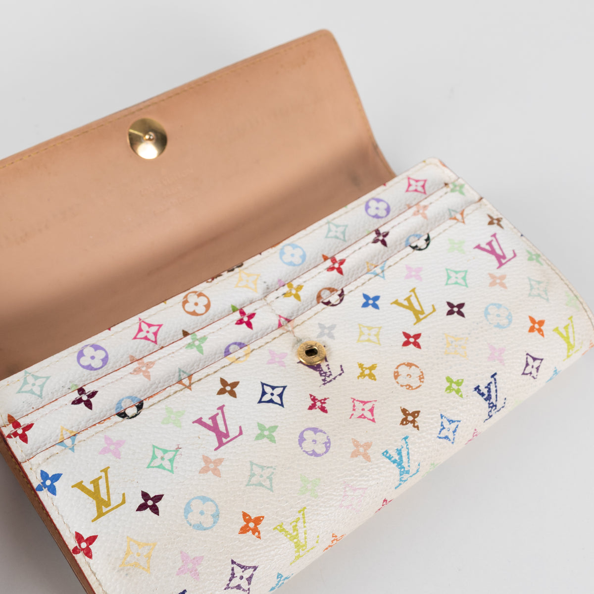 Louis Vuitton Colourful Monogram Fold Wallet