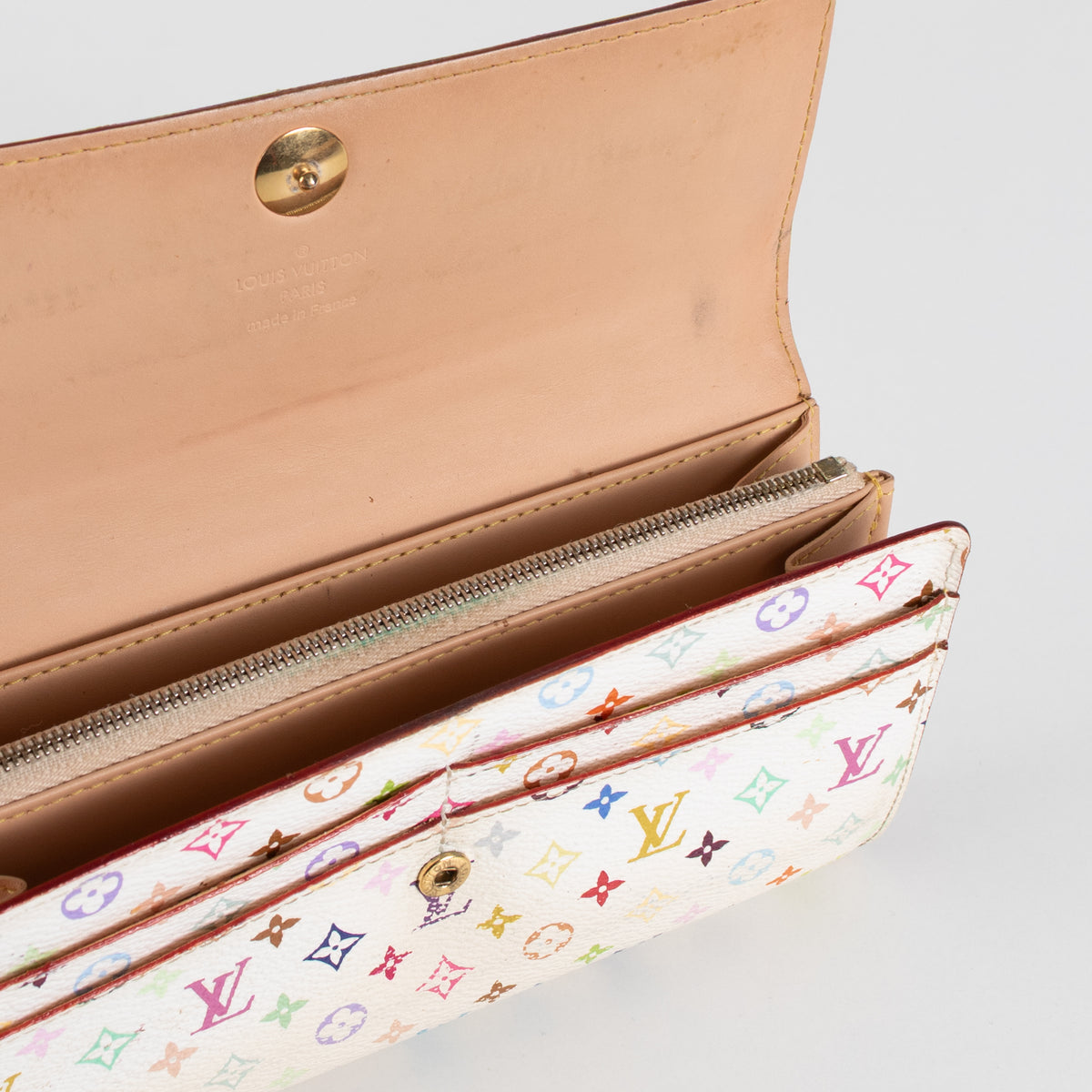 Louis Vuitton Colourful Monogram Fold Wallet