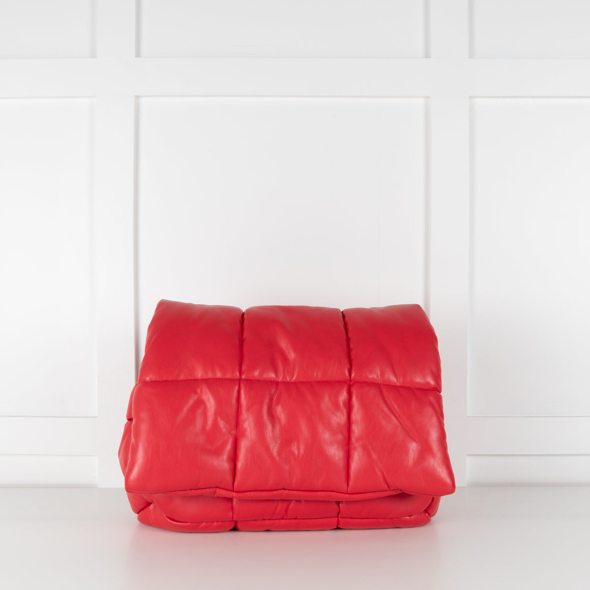 Stand Studio Red Quilted Bag W/ Detachable Strap