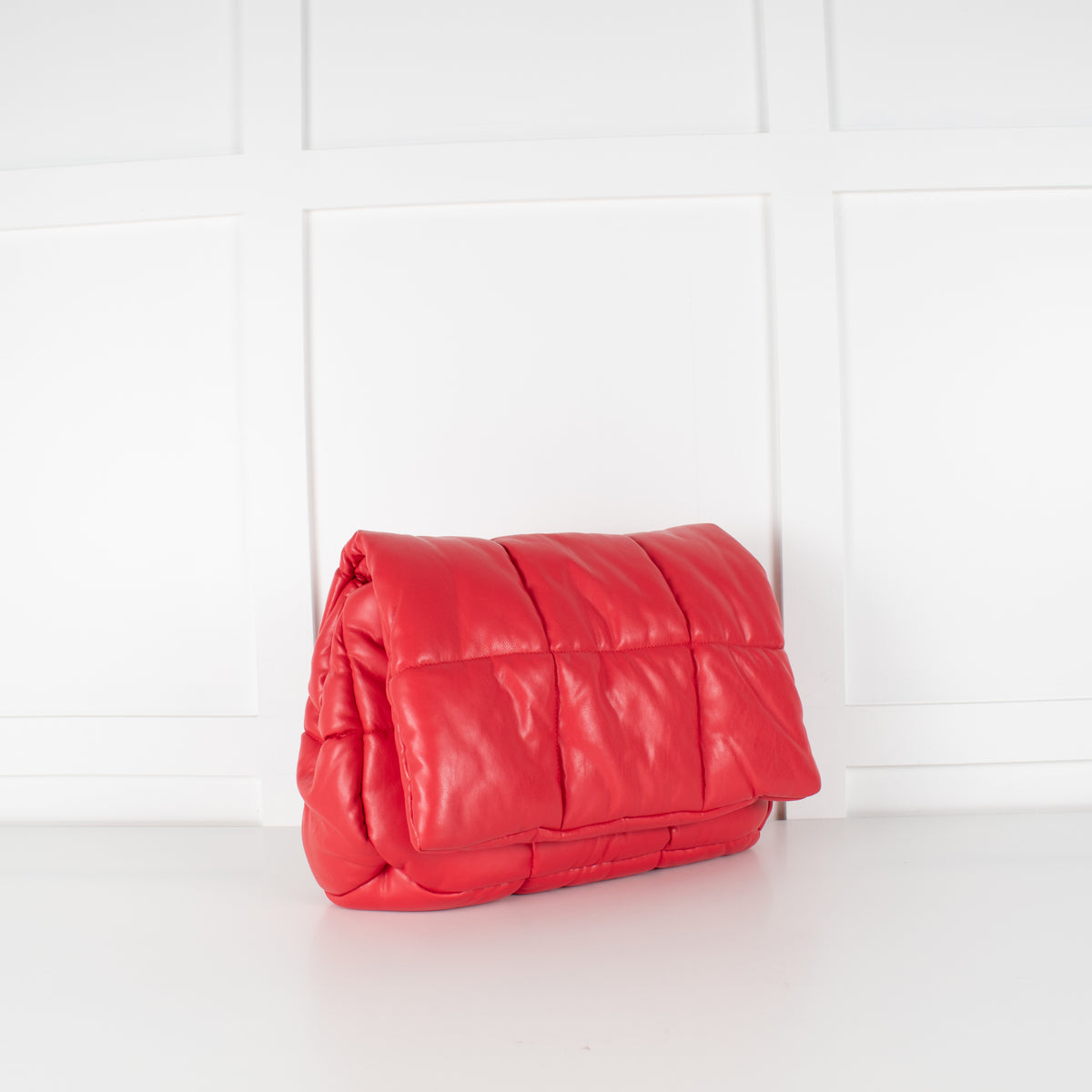 Stand Studio Red Quilted Bag W/ Detachable Strap