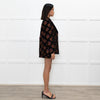 La Double J Black Bronze Floral Blazer Jacket