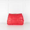 Stand Studio Red Quilted Bag With Detachable Strap